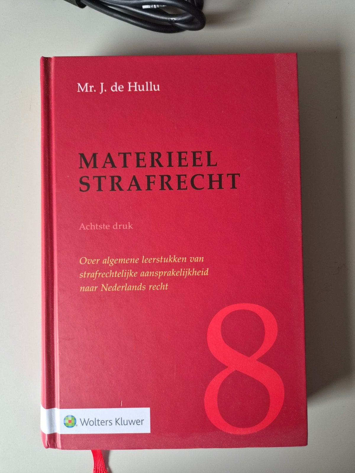 J. de Hullu - Materieel strafrecht, Ophalen of Verzenden, Zo goed als nieuw, J. de Hullu