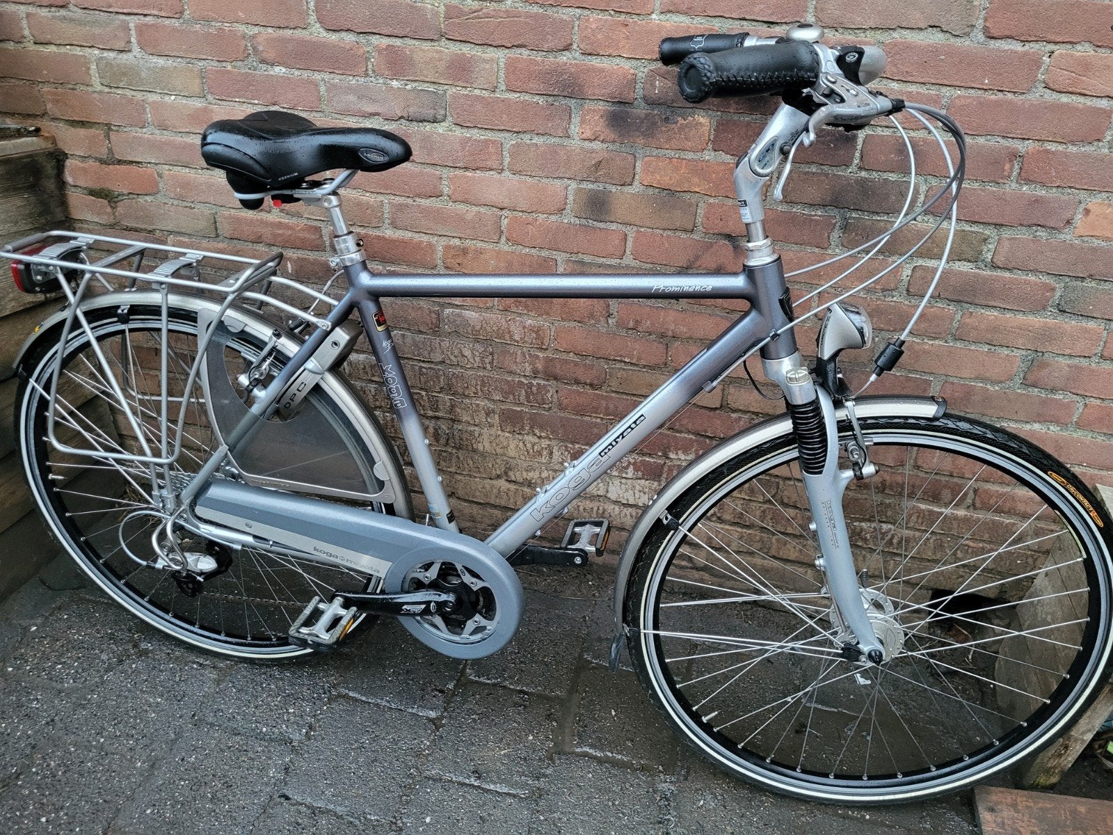 Als nieuw!! Koga Prominence 27V Deore naafdynamo  57cm ZGAN!, Ophalen, 28 inch, Vering, Velgrem