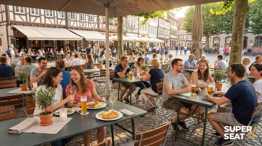 250x Vintage terras klaptafels, horeca leger tafel  806, Ophalen of Verzenden, Gebruikt