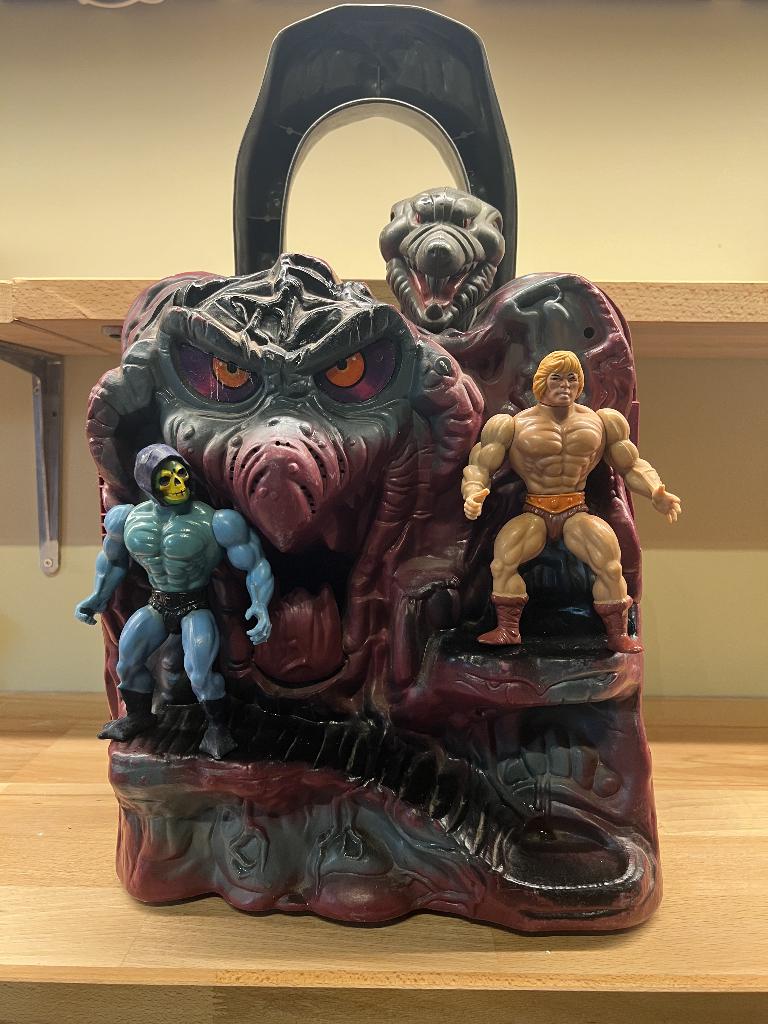 Masters of the Universe Snake Mountain + HeMan & Skeletor, Verzamelen, Ophalen of Verzenden, Gebruikt