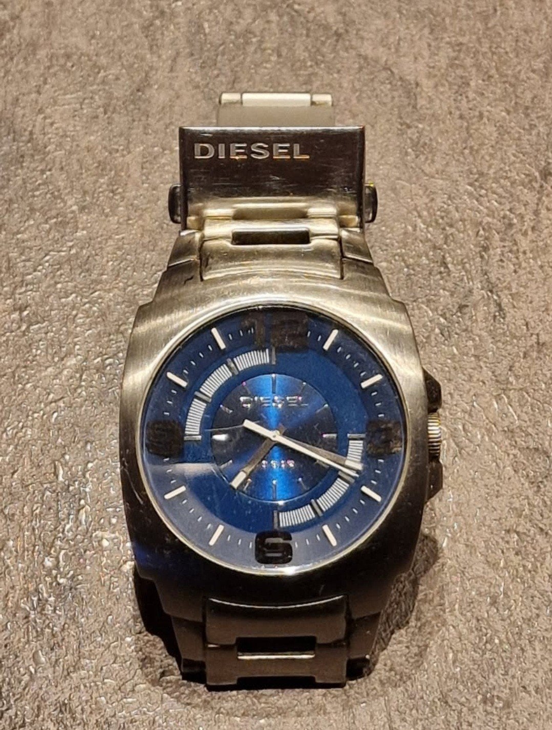 Diesel Herenhorloge - Stijlvol en Robuust, Sieraden, Tassen en Uiterlijk, Horloges | Heren, Ophalen of Verzenden, Gebruikt, Staal