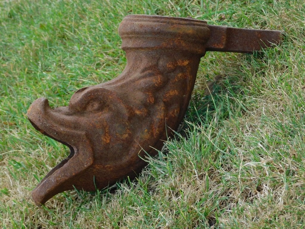 Regenpijp Uitloop  Waterspuwer als afvoer voor de dakgoot, Gietijzer, ., Overige typen, Ophalen of Verzenden
