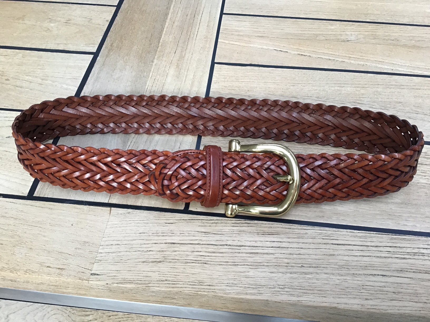 “ MULBERRY” GEVLOCHTEN LEDEREN CENTUUR NIEUW, Ophalen of Verzenden, Zo goed als nieuw, Bruin, 100 cm of meer