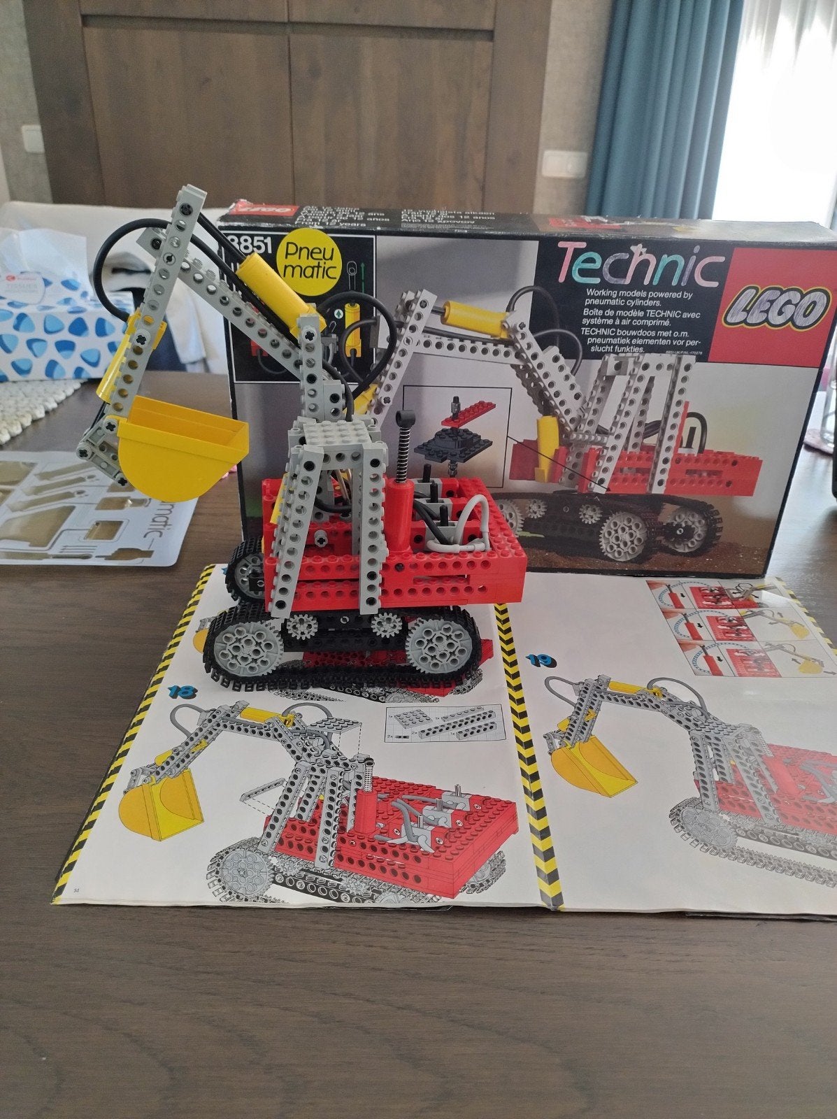 Lego Technic sets: 854, 8020, 8851 - Vintage collectie, Kinderen en Baby's, Speelgoed | Duplo en Lego, Gebruikt, Lego, Compleet