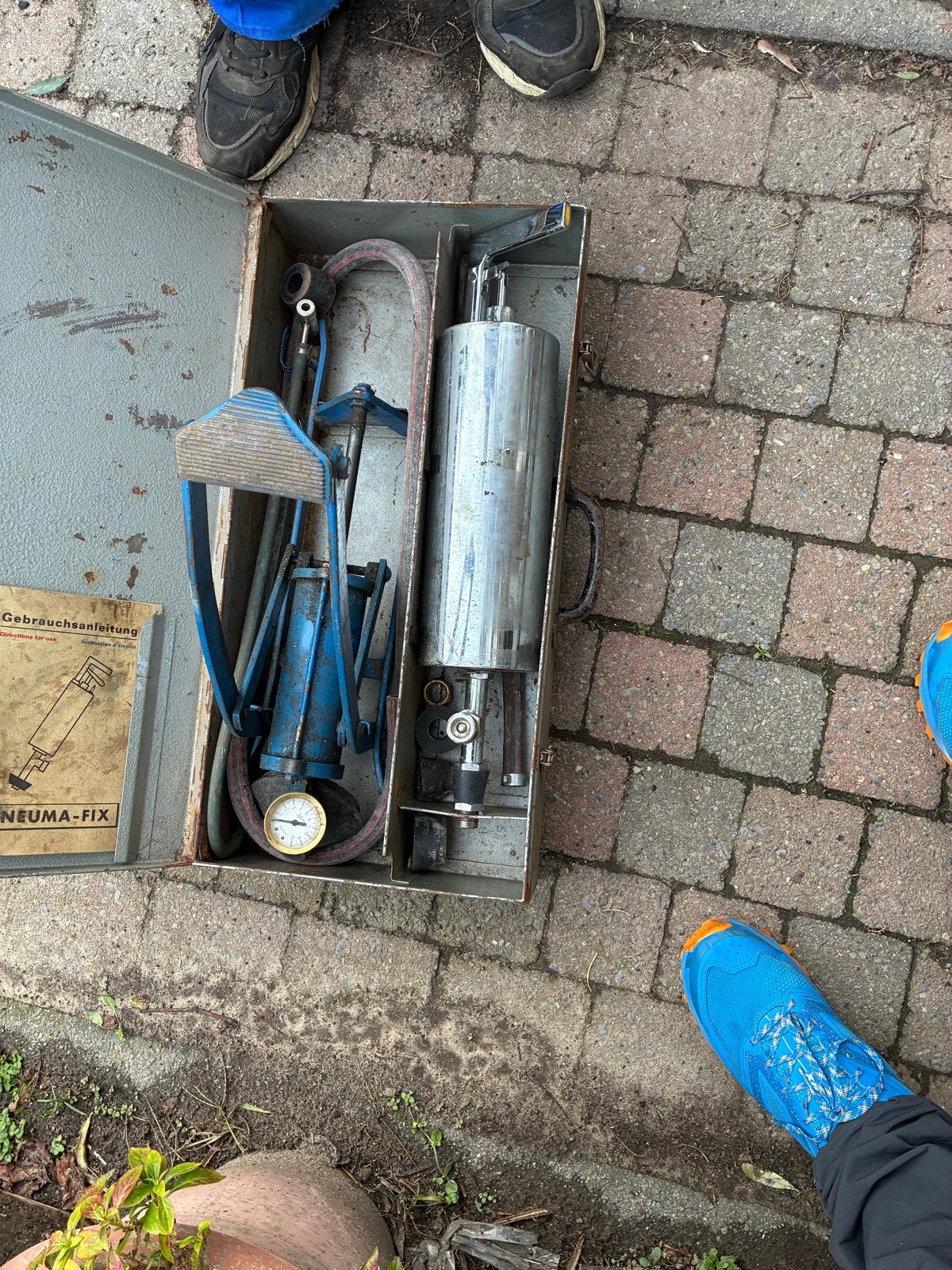 PNEUMA-FIX ontstopper met handleiding en accessoires, Ophalen of Verzenden, Gebruikt