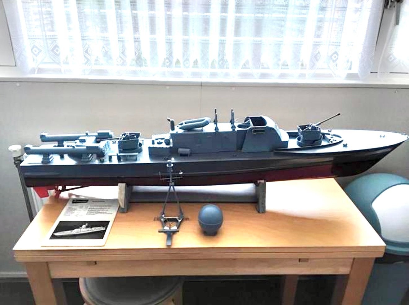 Graupner Wiesel Schnellboot model, Ophalen, Zo goed als nieuw