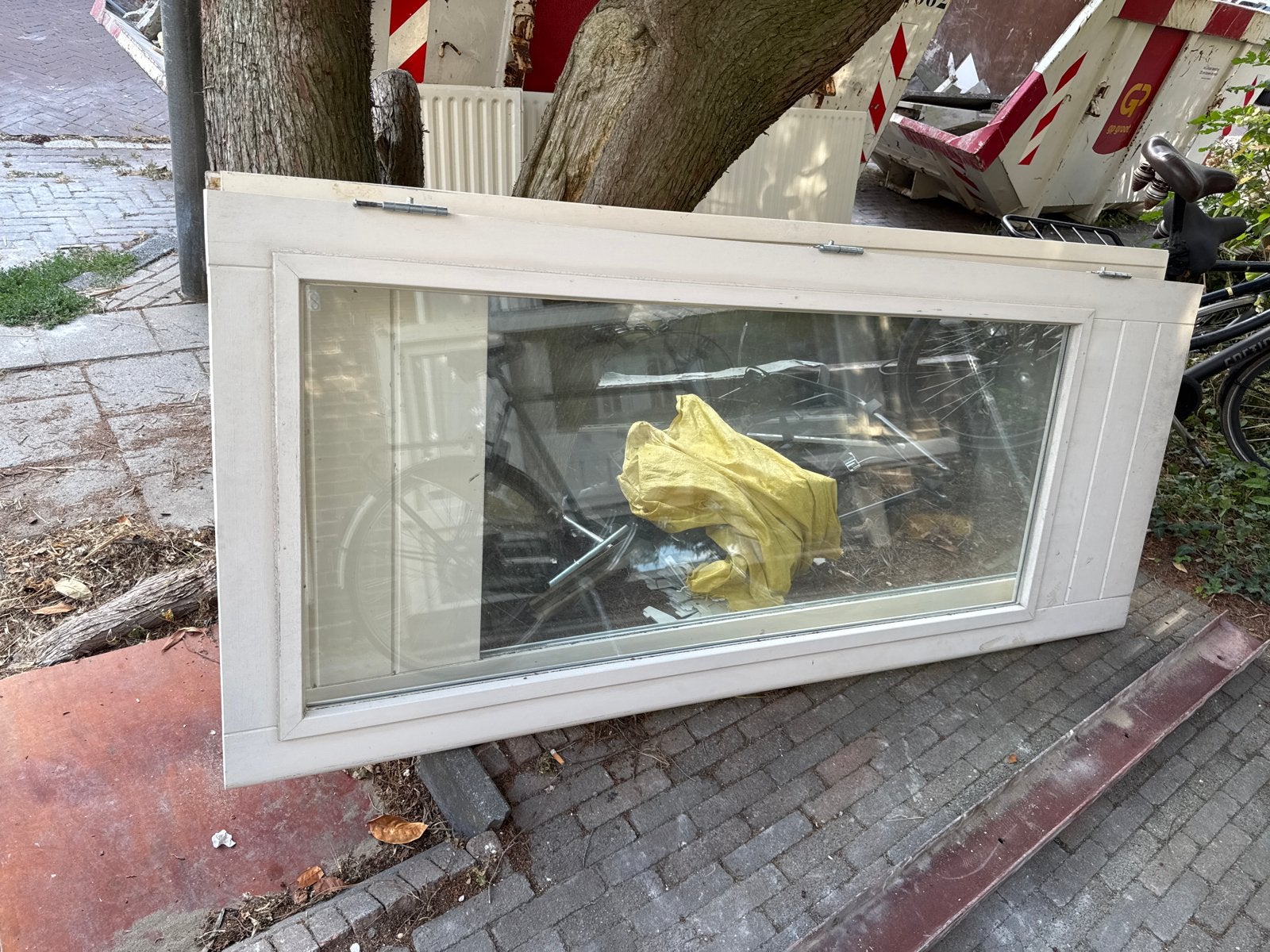 HR++ Terrasdeuren uit 2016 met espagnoletsluiting, Doe-het-zelf en Verbouw, Deuren en Horren, Ophalen, Gebruikt, 120 cm of meer