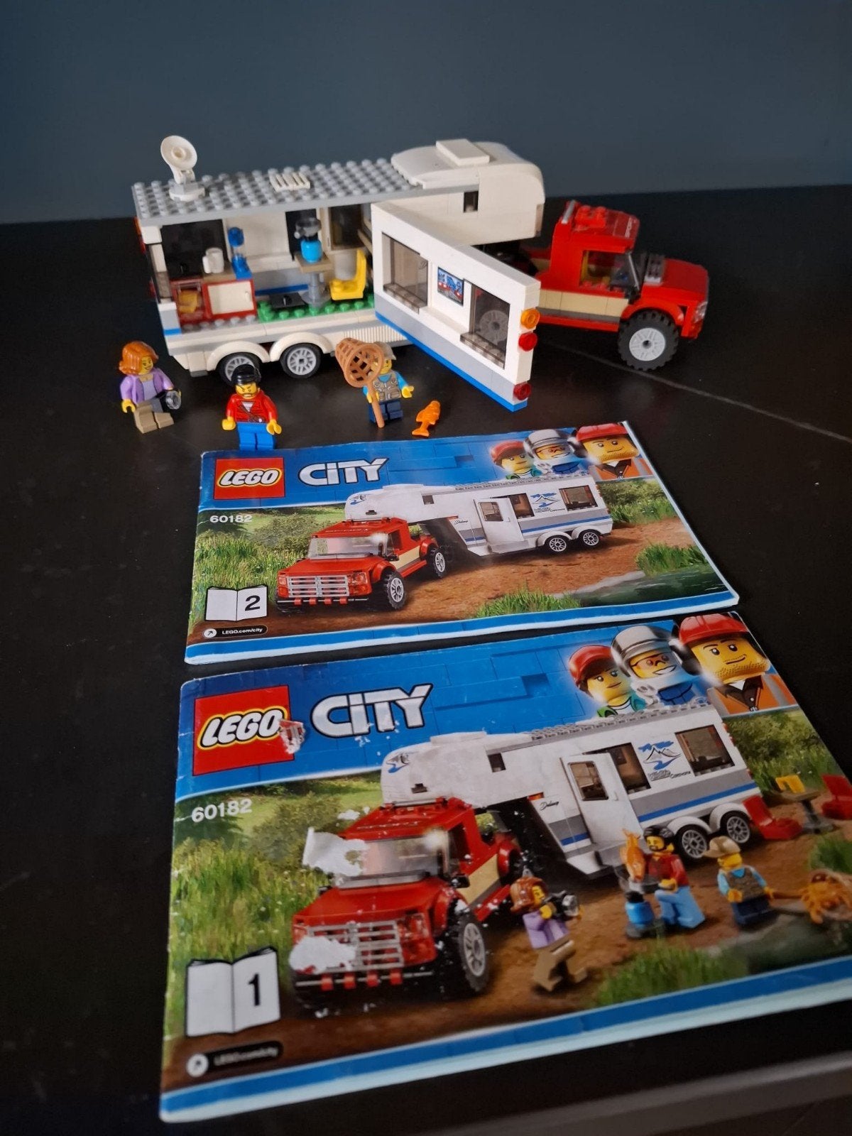 lego camper met auto set 60182, City, Lego, Ophalen of Verzenden, Zo goed als nieuw