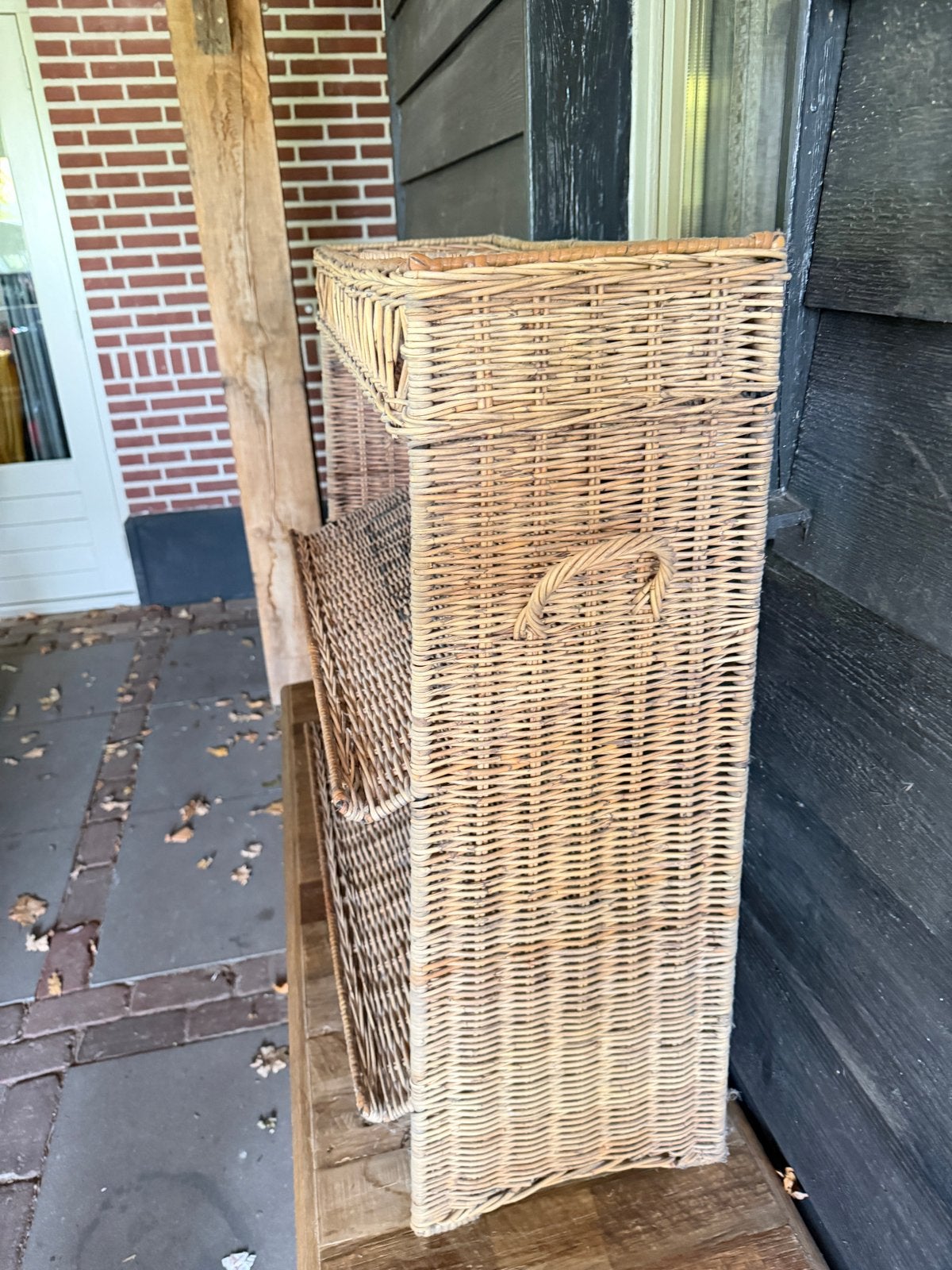 Landelijk schoenenrek chaussures in riviera maison stijl, Ophalen, Gebruikt