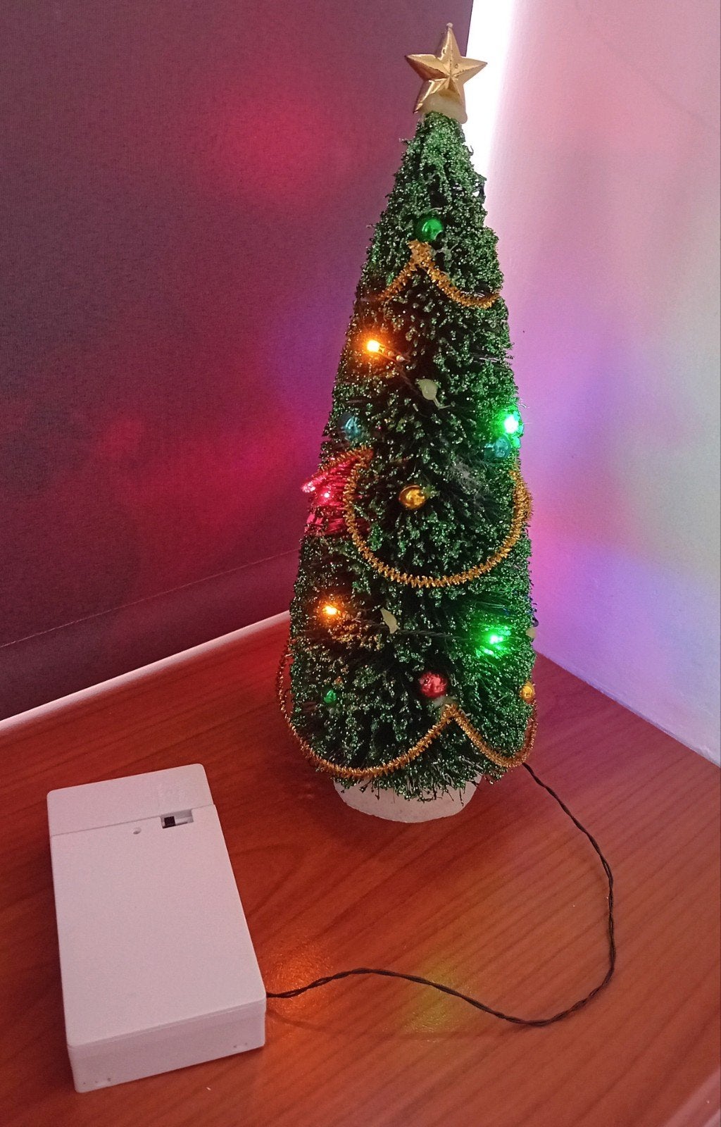 Mooie grote verlichte boom voor Kerstdorp, Ophalen of Verzenden