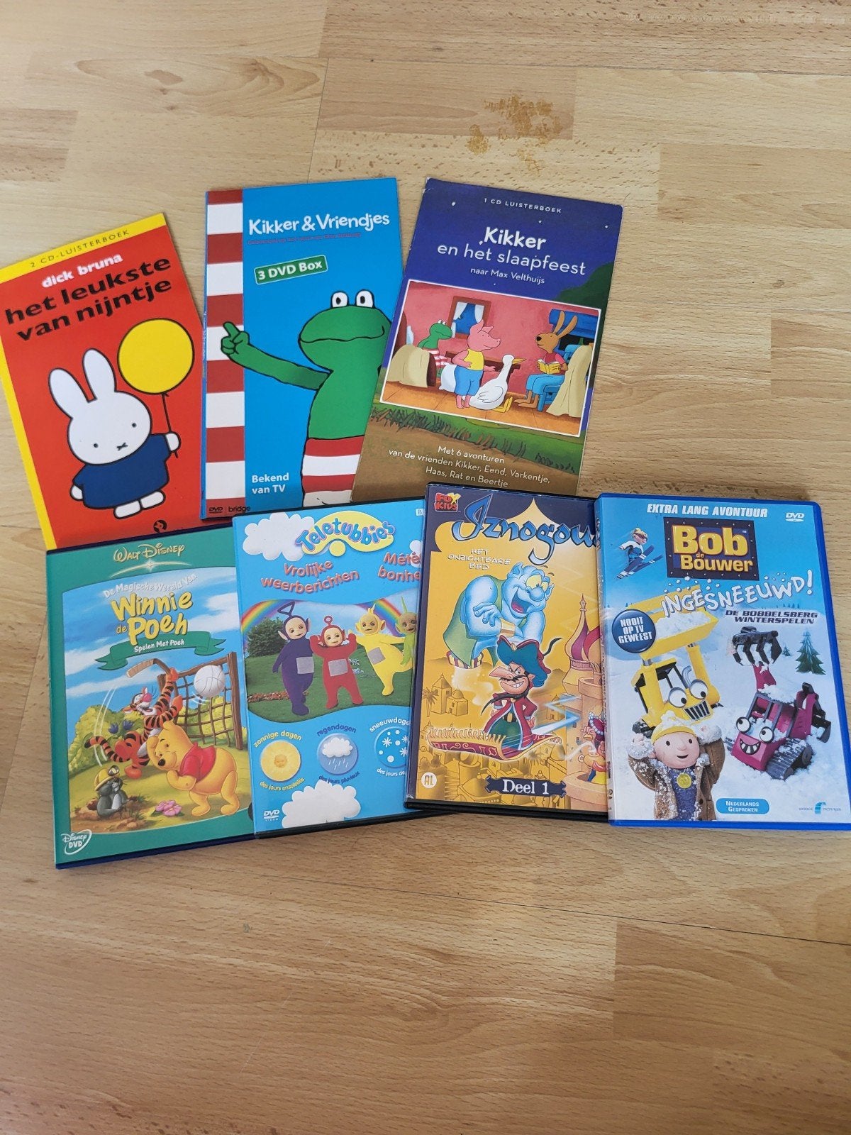 Kinder DVD's: Nijntje, Kikker, Teletubbies, Bob de Bo, Cd's en Dvd's, Dvd's | Kinderen en Jeugd, Gebruikt, Animatie, Verzamelbox