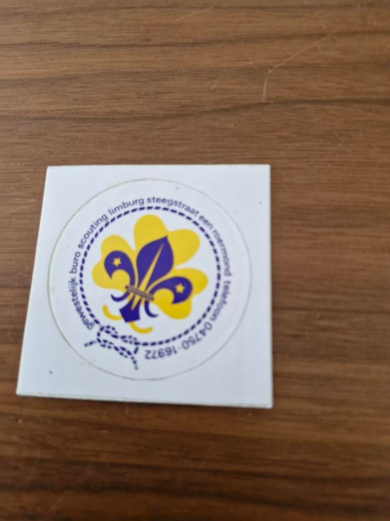 7837 Scouting Limburg Roermond Embleem/Sticker, Ophalen of Verzenden