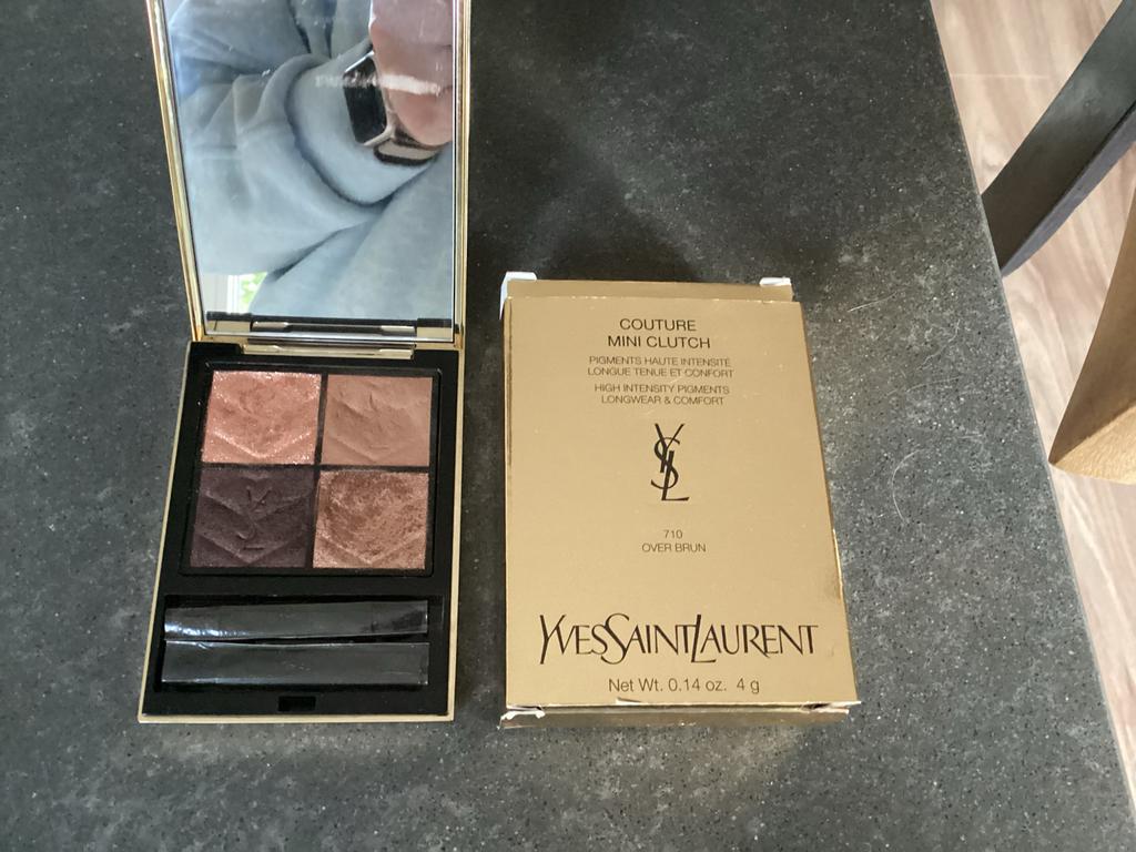 YSL Couture Mini Clutch Oogschaduwpalet, Ogen, Bruin, Ophalen of Verzenden, Zo goed als nieuw