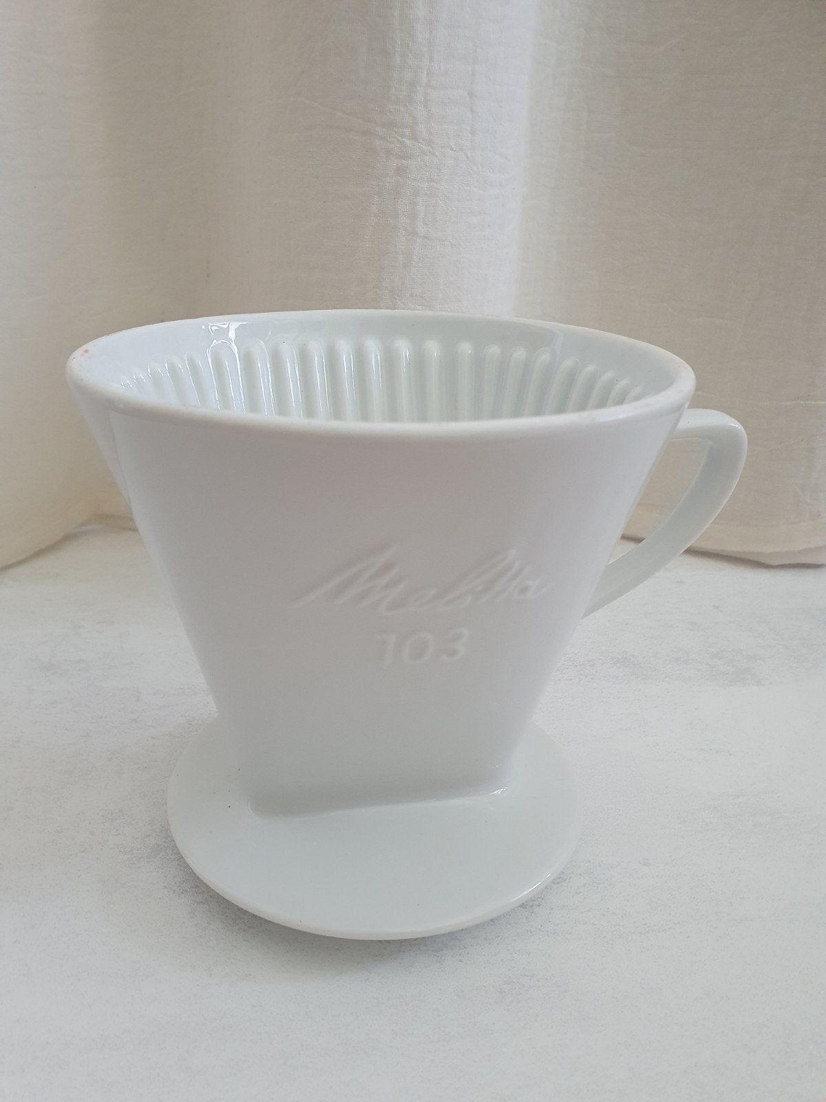 Grote keramische Melitta koffiefilter 103 (10-15 kopjes), Ophalen of Verzenden