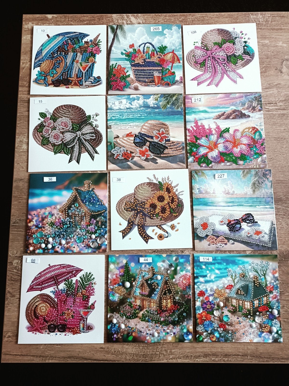 mooie daimond painting kaarten strand, Ophalen of Verzenden, Nieuw, Overige thema's
