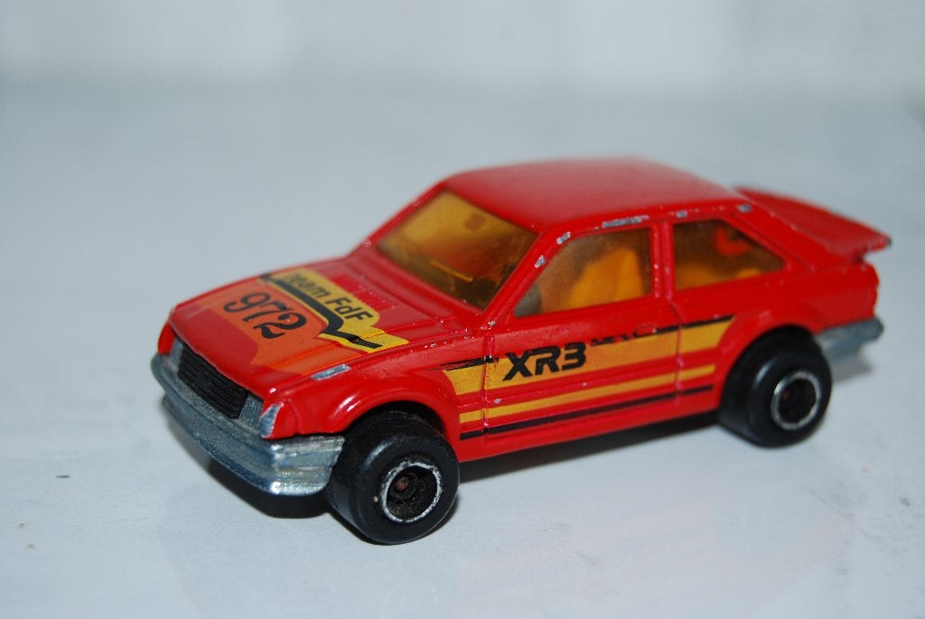 Majorette Ford Escort XR3 (nr 212), Ophalen of Verzenden, Gebruikt, Auto, Majorette