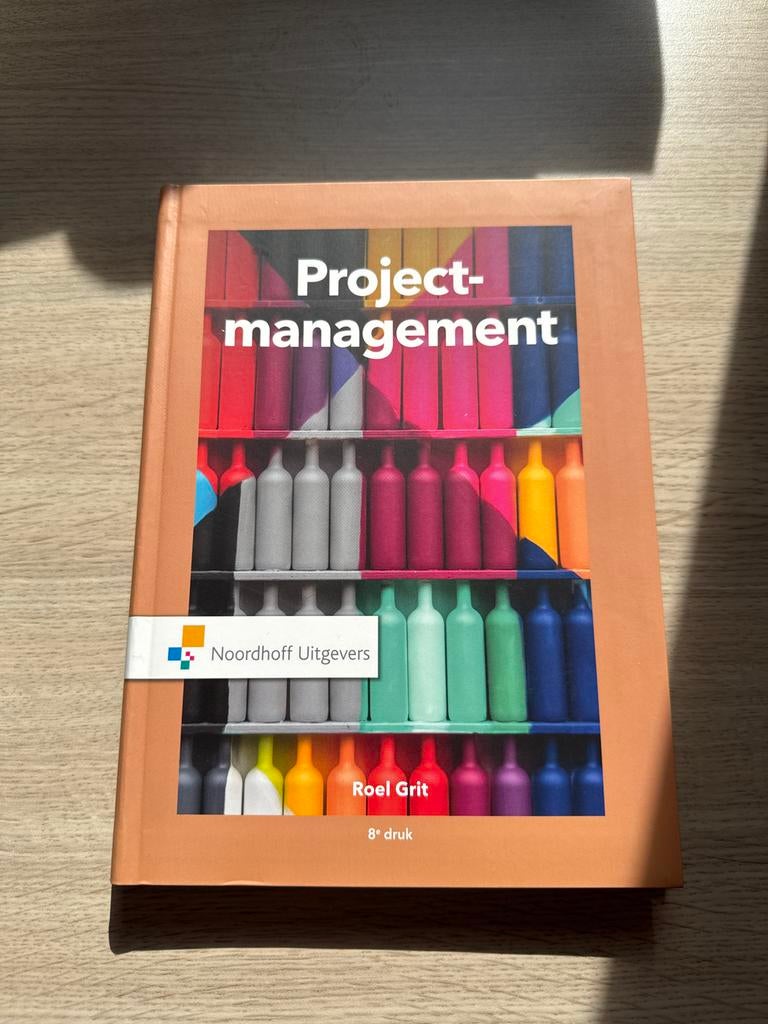 Projectmanagement - Roel Grit (8e druk), Ophalen of Verzenden, Gamma, Nieuw, HBO