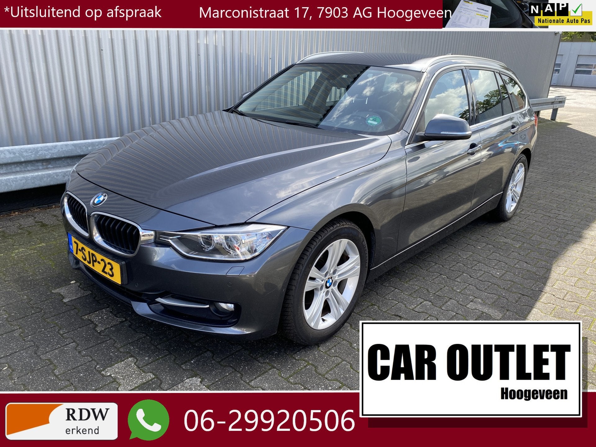 BMW 3 Serie Touring 316i Executive Sport Clima, CC, Navi, PD, Auto's, Gebruikt, Euro 6, 4 cilinders, Origineel Nederlands