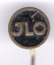 JLO zwart koper bromfietsen speldje ( G_164a), Verzamelen, Ophalen of Verzenden, Zo goed als nieuw, Transport, Speldje of Pin
