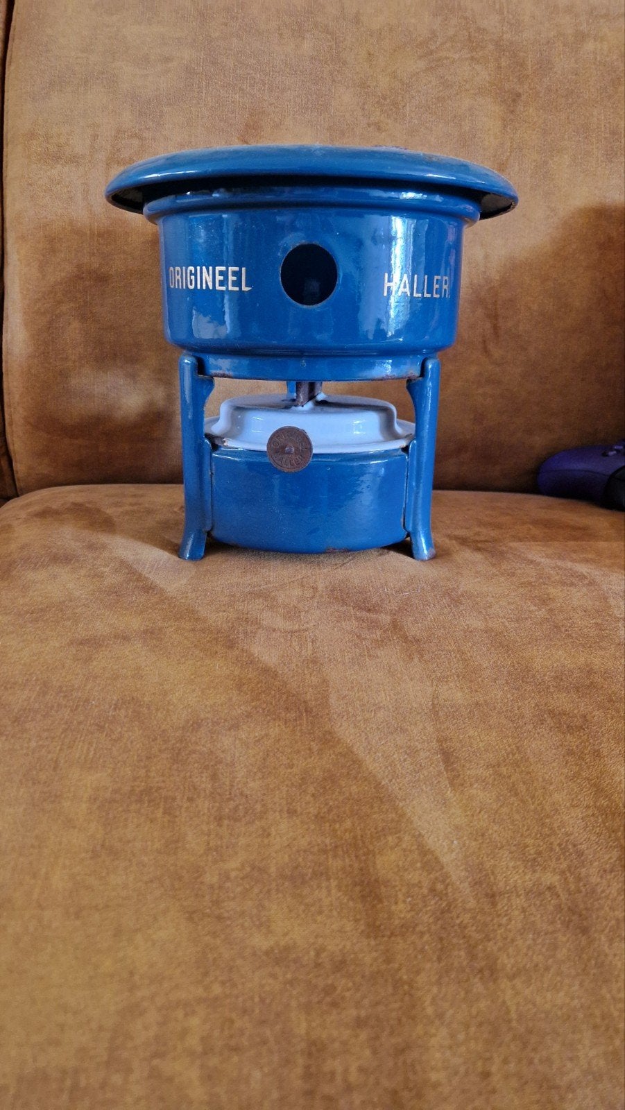 Origineel Haller Spiritusbrander - Vintage Blauw, Ophalen of Verzenden