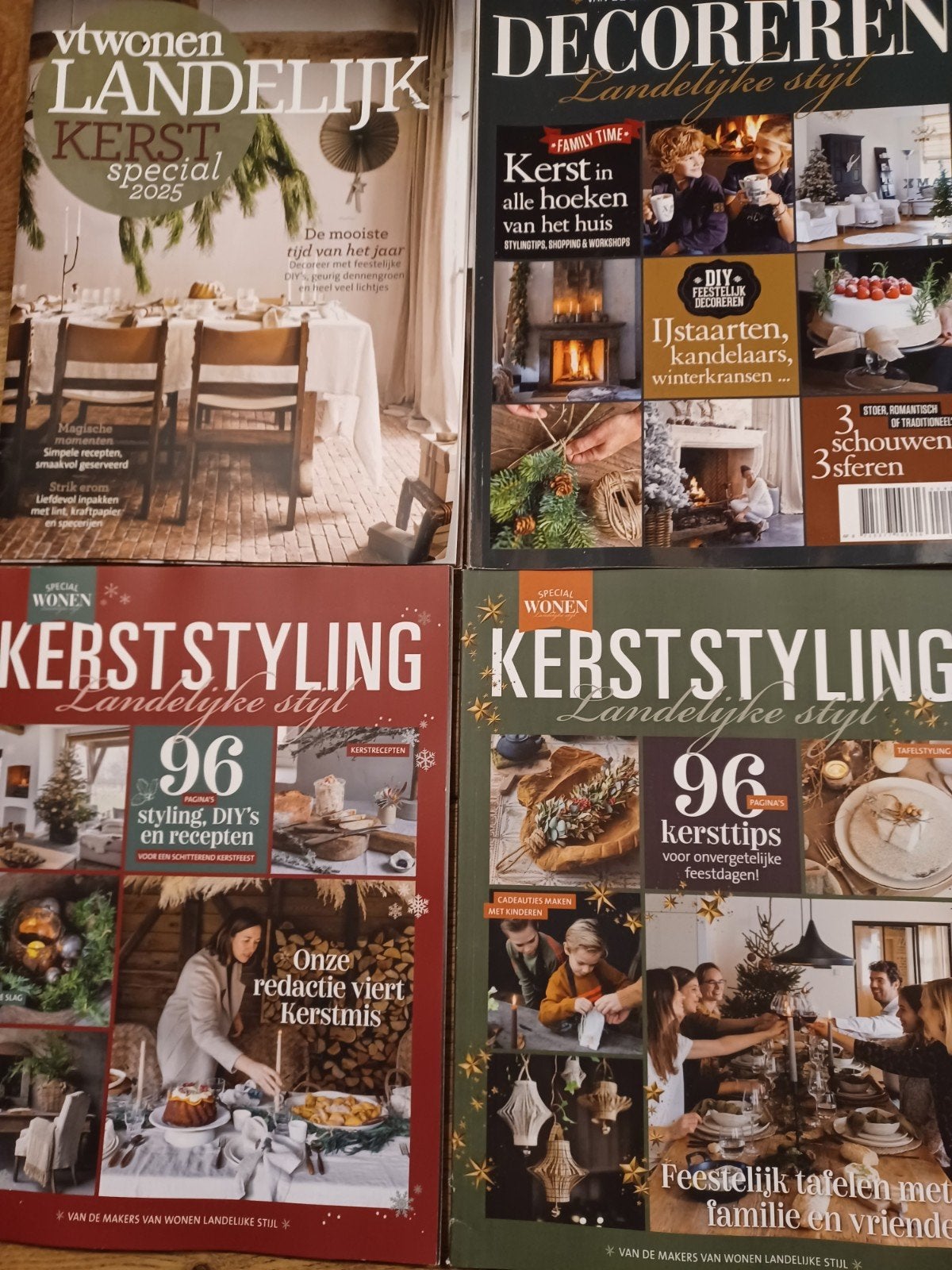 4 tijd  schriften kerst, Boeken, Ophalen, Gelezen