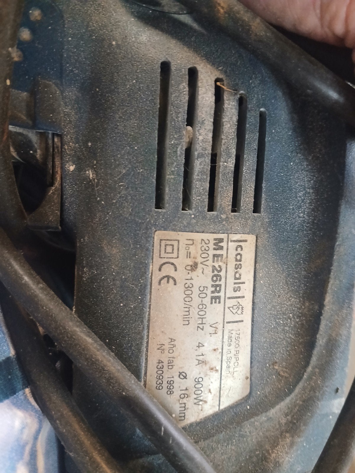 Casals ME26RE Boorhamer 900W - Gebruikt, Ophalen, Gebruikt, 600 watt of meer, Boor- en/of Breekhamer
