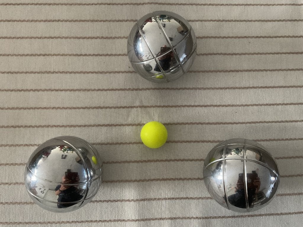 Jeu de boules ballen, Ophalen, Zo goed als nieuw