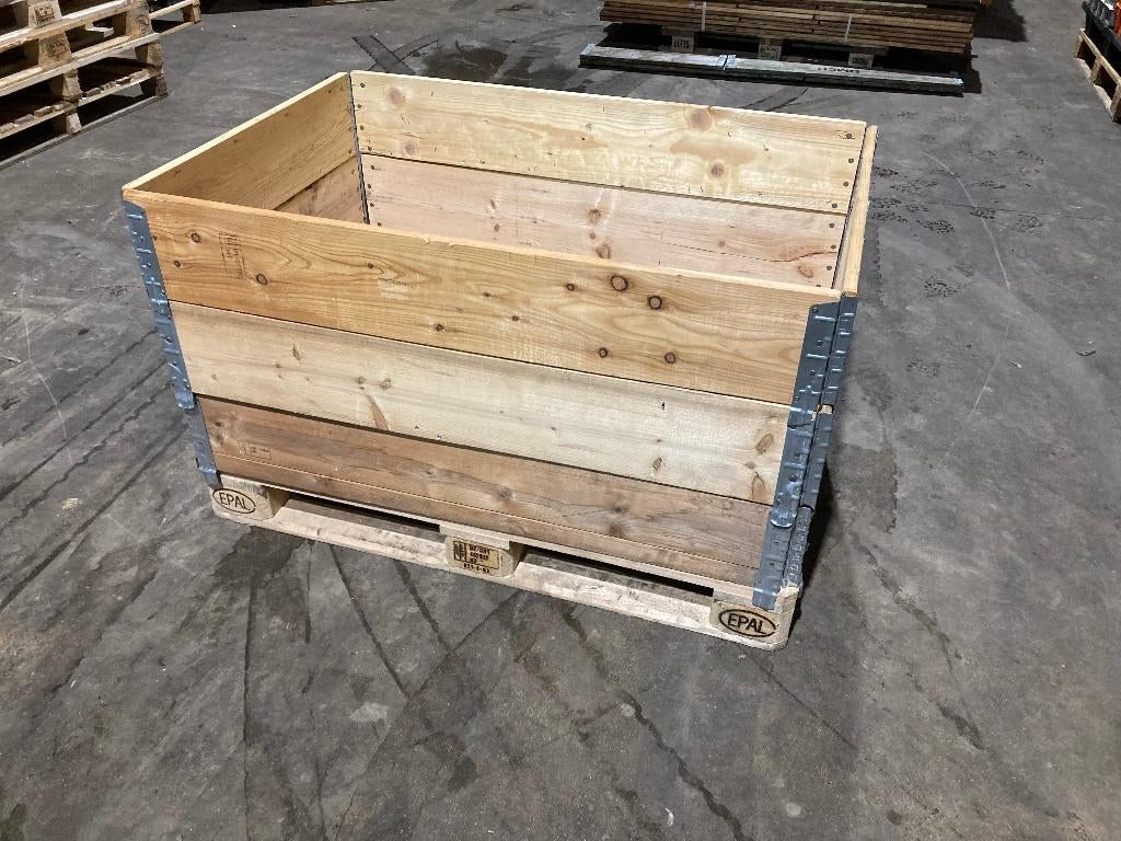 gebruikte palletranden 120x80x20 cm, Tuin en Terras, Bloembakken en Plantenbakken, Ophalen, Gebruikt, Minder dan 30 cm, 100 cm of meer