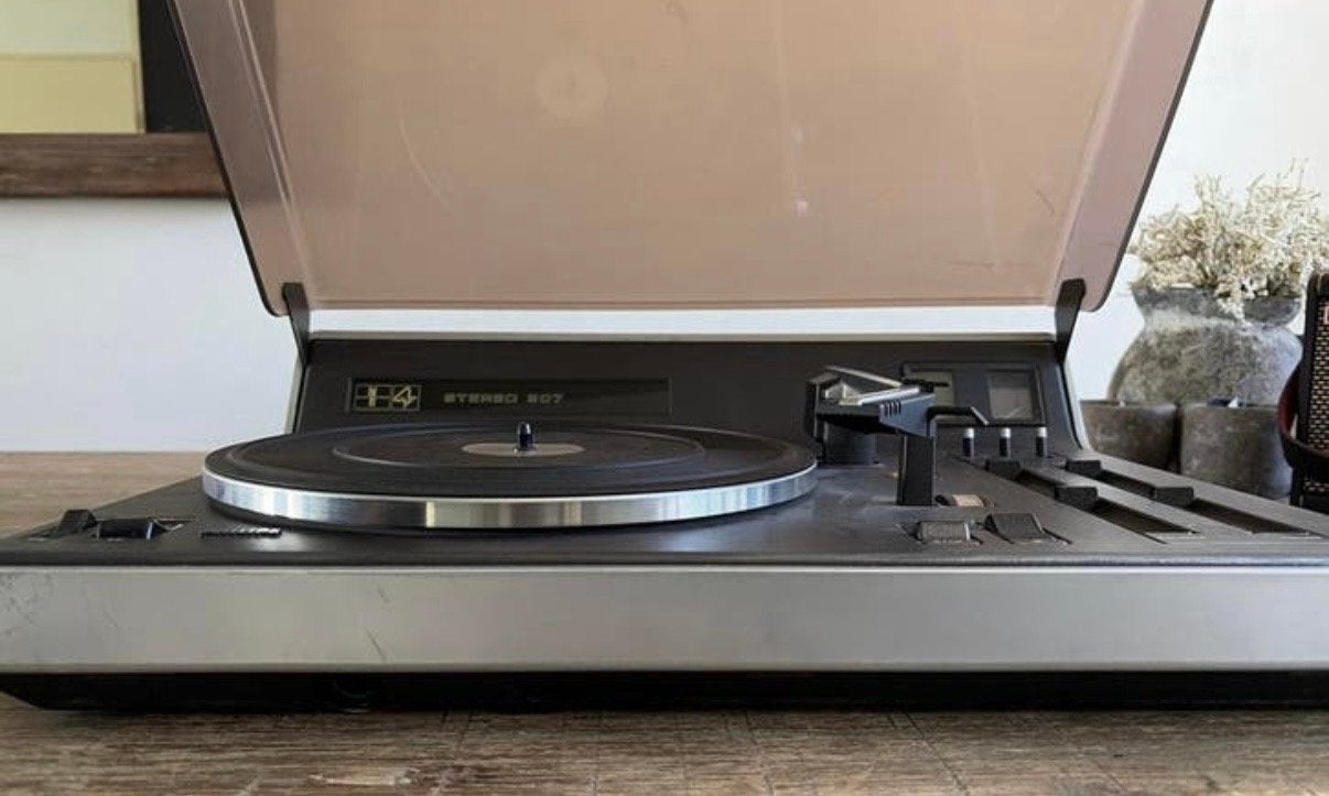 Philips Stereo 907 Platenspeler Jaren '70 Hifi, Ophalen of Verzenden, Gebruikt, Platenspeler, Philips
