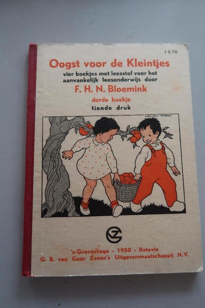 Bloemink,oogst voor kleintjes,door F.Bloemink ,3e boek-1950, Ophalen of Verzenden, Gelezen, Overige niveaus, F.Bloemink