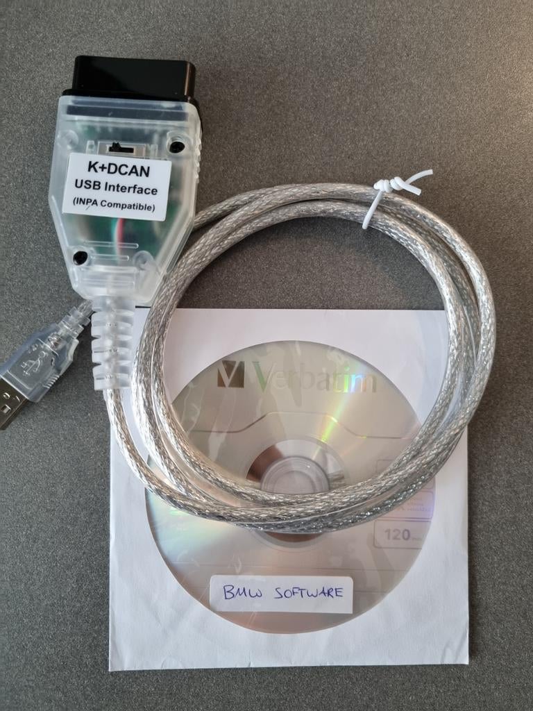 BMW E-Series usb OBD2 kabel, coderen,uitlezen,programmeren, Ophalen of Verzenden, Nieuw, BMW