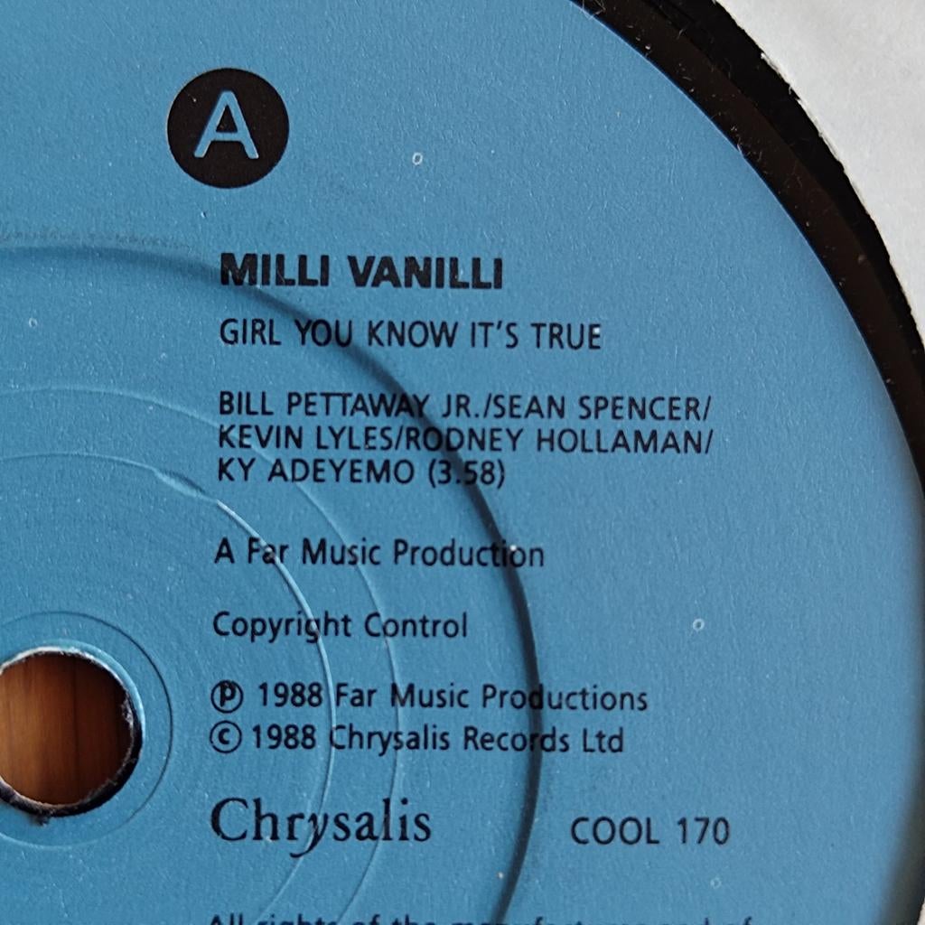 Milli Vanilli, Ophalen of Verzenden, Zo goed als nieuw, 7 inch, Pop