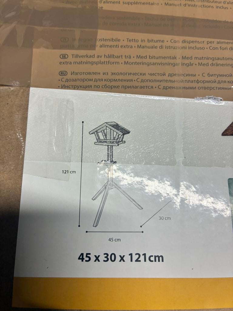 Karlie Rio Birdhouse – Staand Vogelhuisje, Ophalen, Zo goed als nieuw