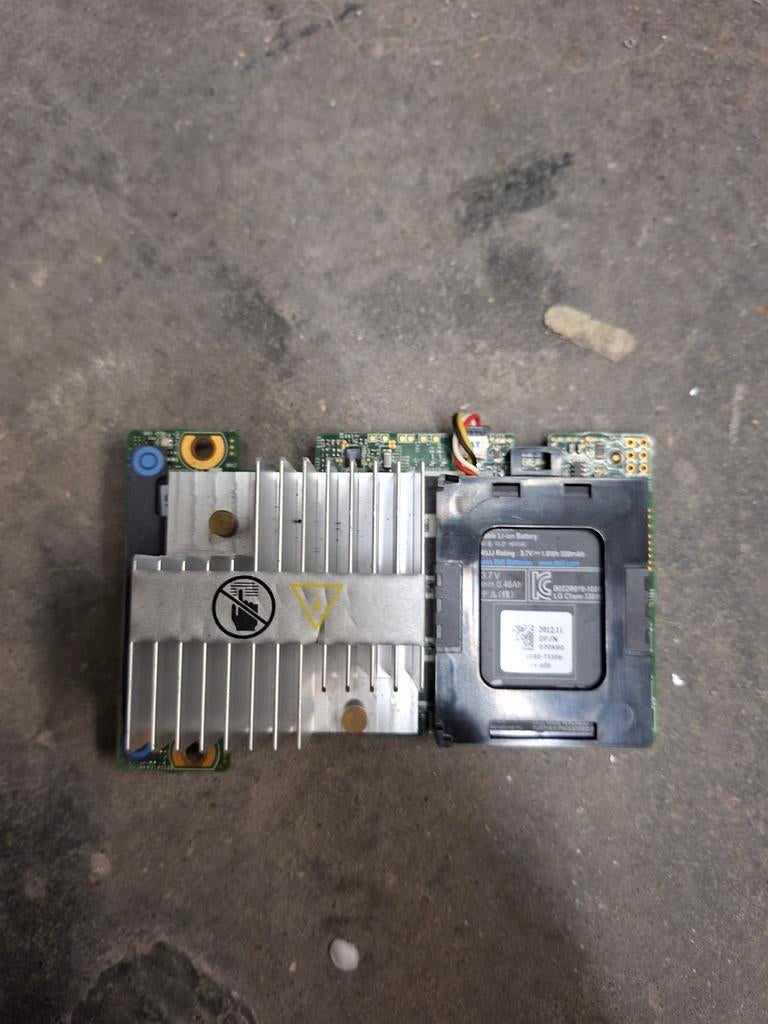 Dell PERC H710 Mini SAS Controller met Accu, Computers en Software, Servers, Gebruikt, Ophalen of Verzenden