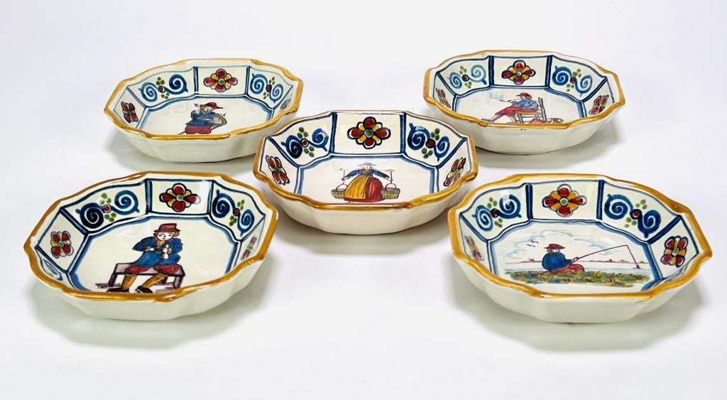 125. Aardewerk wandbordjes, Tichelaar Makkum, eind 20e eeuw, Ophalen of Verzenden