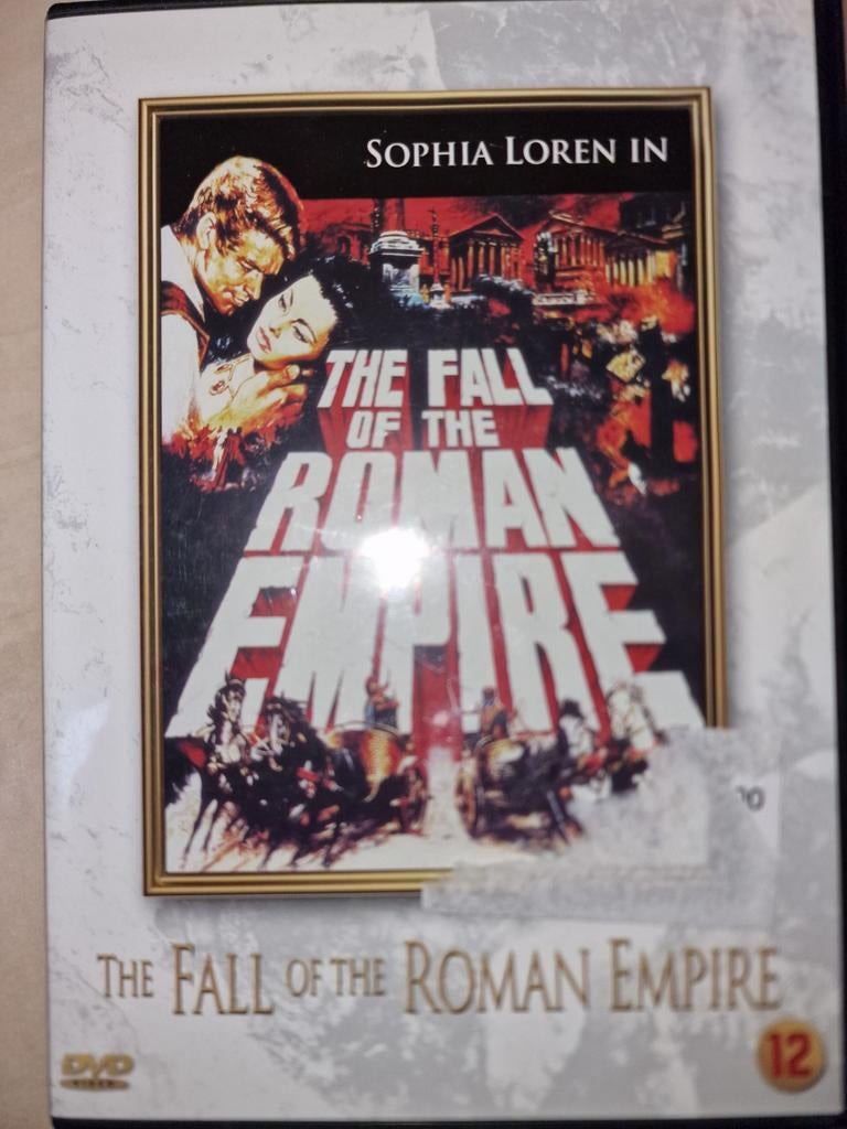 The Fall of the Roman Empire DVD, Vanaf 12 jaar, Ophalen of Verzenden, Zo goed als nieuw, Historisch of Kostuumdrama