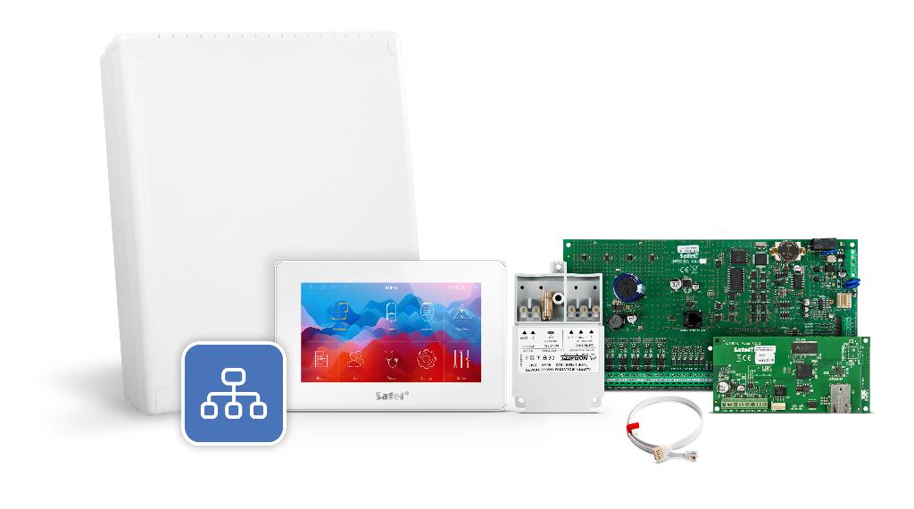 Satel integra alarm 64, Ophalen, Zo goed als nieuw, Compleet systeem, Overige soorten