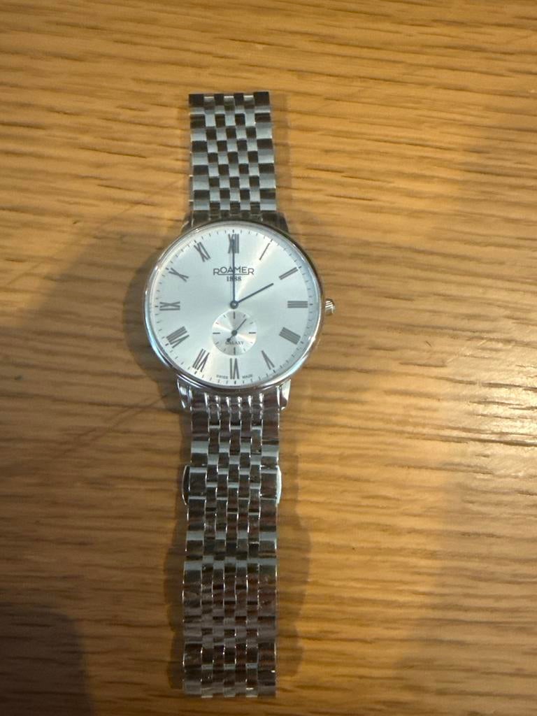 Roamer Galaxy Swiss Made Herenhorloge, Overige merken, Gebruikt, Staal, Polshorloge