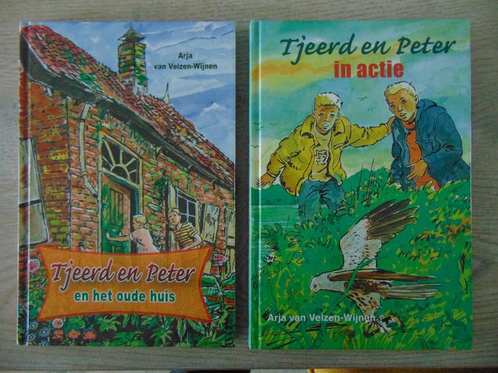 Tjeerd en Peter en het oude huis / in actie -boek van Velzen, Ophalen of Verzenden, Zo goed als nieuw, Arja van Velzen-Wijnen