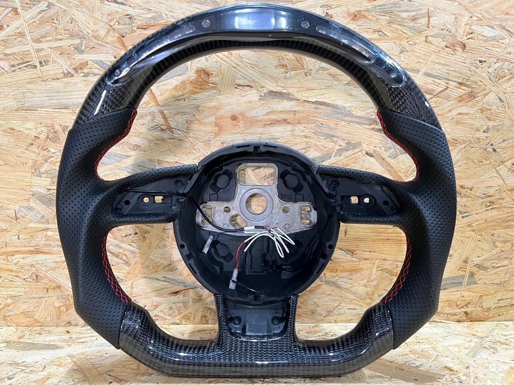 Audi RS A4, A5, S4, S5, S6, RSQ5, SQ5 Carbon Fiber Stuur Led, Auto-onderdelen, Besturing, Ophalen of Verzenden, Nieuw, Volkswagen