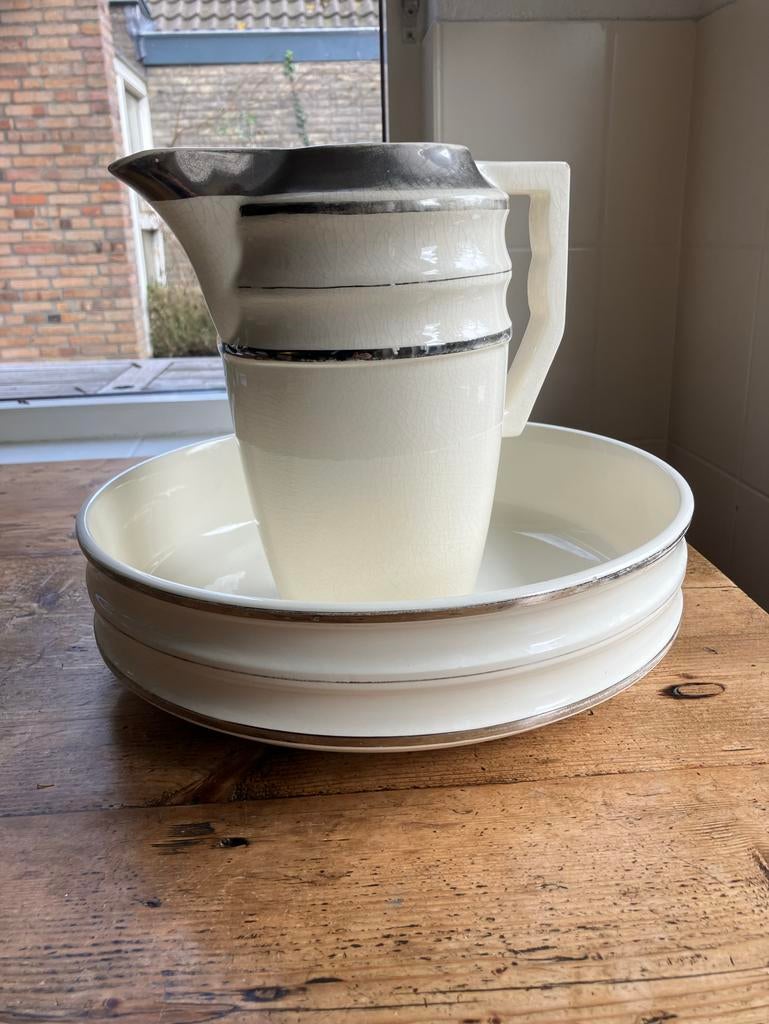 Antieke art deco lampetset Choisy-le-Roi Frankrijk, Antiek en Kunst, Ophalen