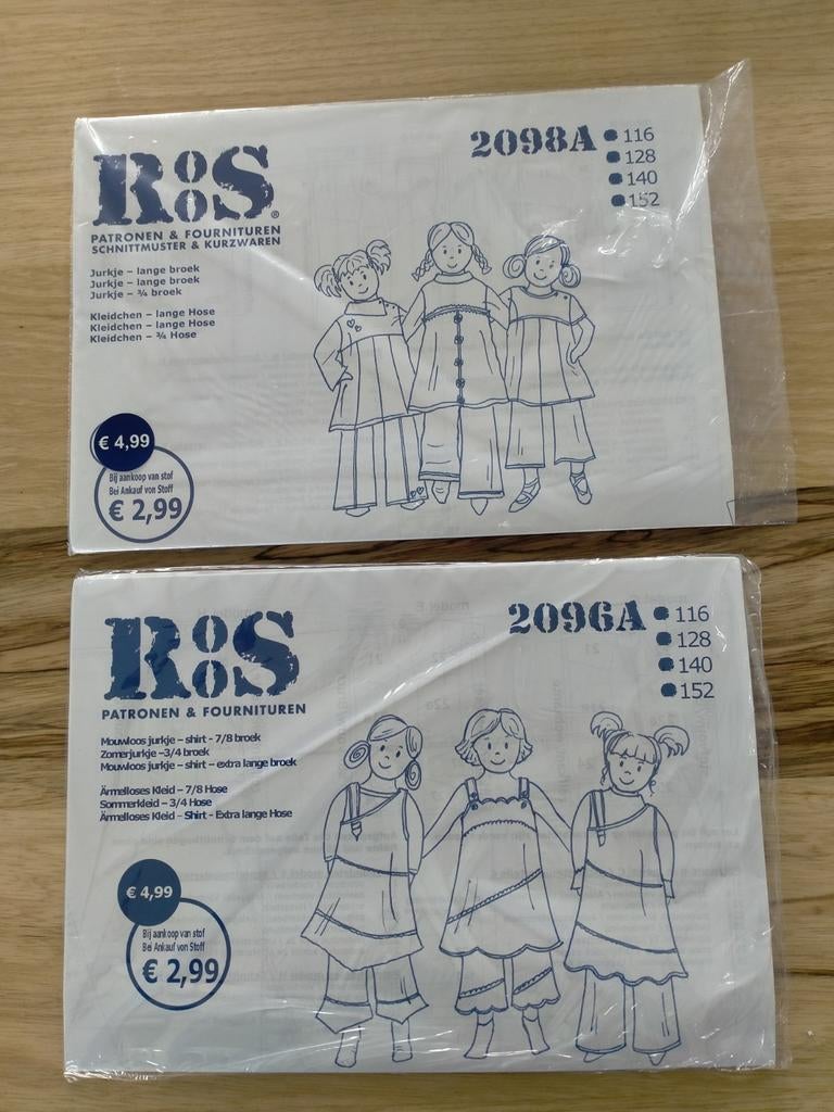 Kinder naaipatronen R&S, Overige typen, Kind, Nieuw, Ophalen
