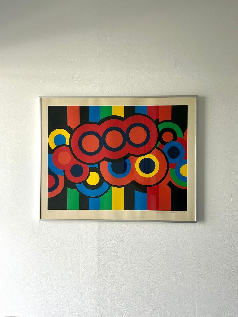 Lithografie Henning Damgård-Sørensen Deens 1978 limited, Antiek en Kunst, Ophalen of Verzenden