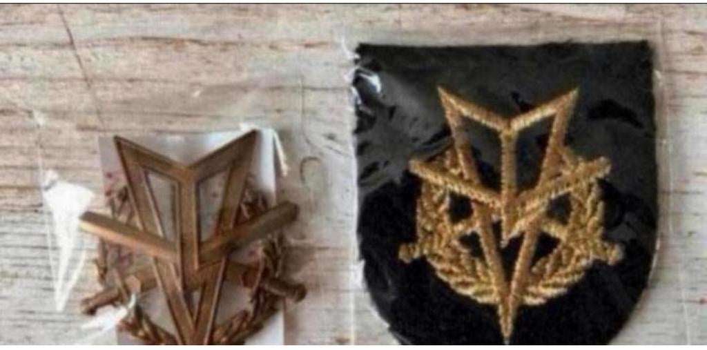 Landmacht Setje MLV Emblemen, Verzenden, Landmacht, Nederland, Embleem of Badge