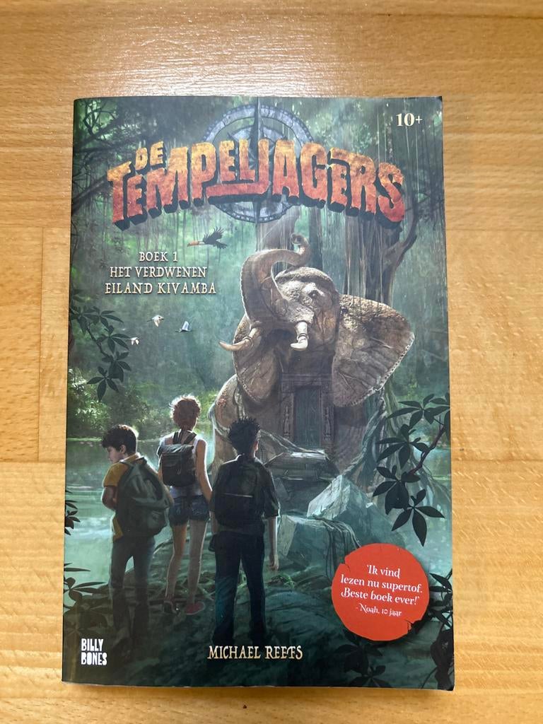 De Tempeljagers - Het Verdwenen Eiland Kivamba, Ophalen of Verzenden, Zo goed als nieuw, Fictie algemeen