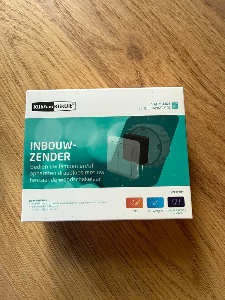 Klikaanklikuit kaku inbouw zender AWMT-003, Ophalen of Verzenden, Nieuw