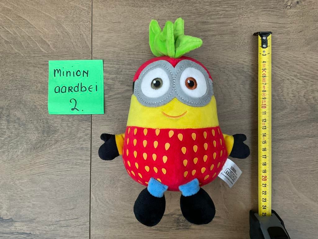 Nieuwe zgan Fruit Minion knuffel aardbei Minion, Ophalen, Overige figuren, Nieuw, Beeldje of Figuurtje