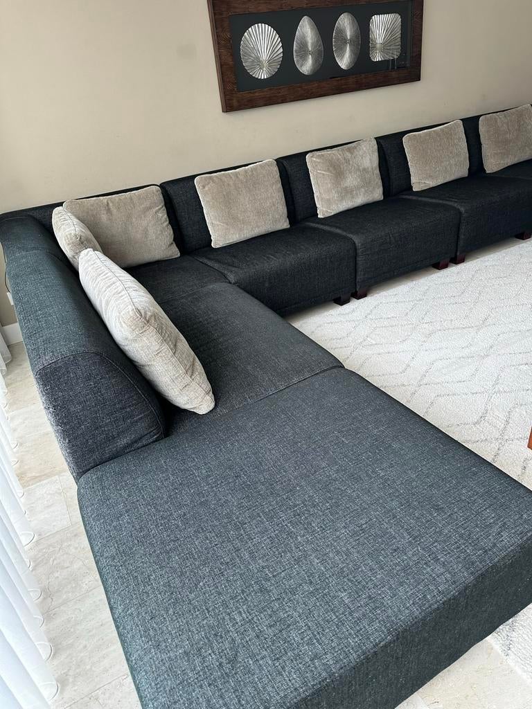 Grote, modulaire loungebank te koop, Ophalen, Gebruikt, Overige maten