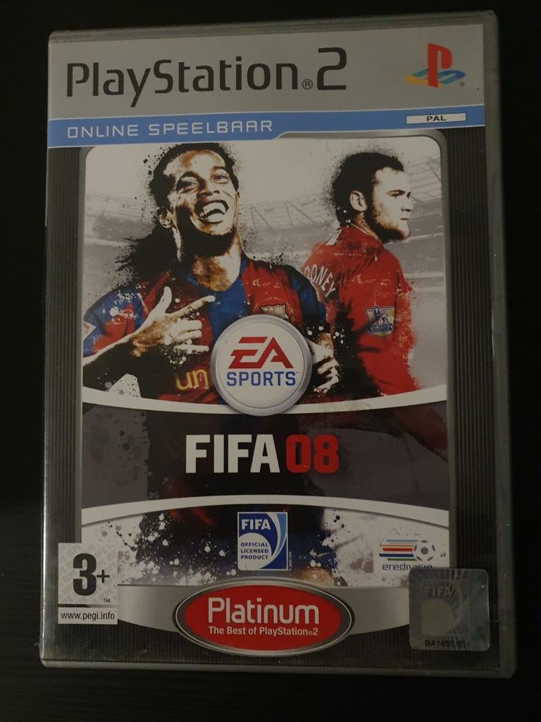 FIFA 08 - PlayStation 2, Spelcomputers en Games, Games | Sony PlayStation 2, Ophalen, Gebruikt, 2 spelers, Eén computer