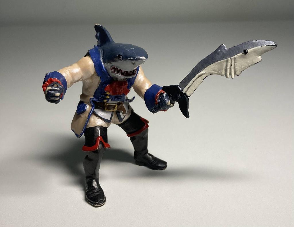 Papo haai piraat mutant 2010, Kinderen en Baby's, Speelgoed | Playmobil, Ophalen of Verzenden, Gebruikt